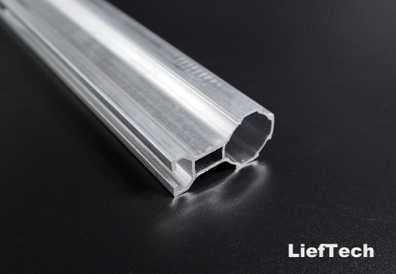 خندق شكل T أنبوب سبيكة الألومنيوم أنبوب الألومنيوم خندق OD 28mm