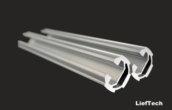 سمك 1.7mm أنبوب الألومنيوم المضغوط مع القناة ISO9001